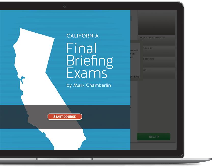Click here to purchase California-Final-Briefing-Exams